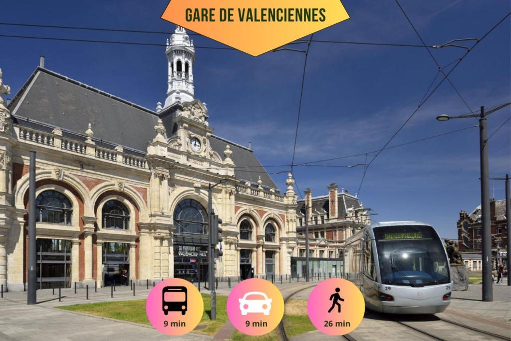 Ideal Pro & Couple - 2 Logements Theme Boho Chic Rdc & Dandy 1Er Etage - Quartier Calme - Jardin - Wifi Hd - Smart Tv - Parking Gratuit - Proche Centre & Transports - Ask Home Valenciennes Exterior foto